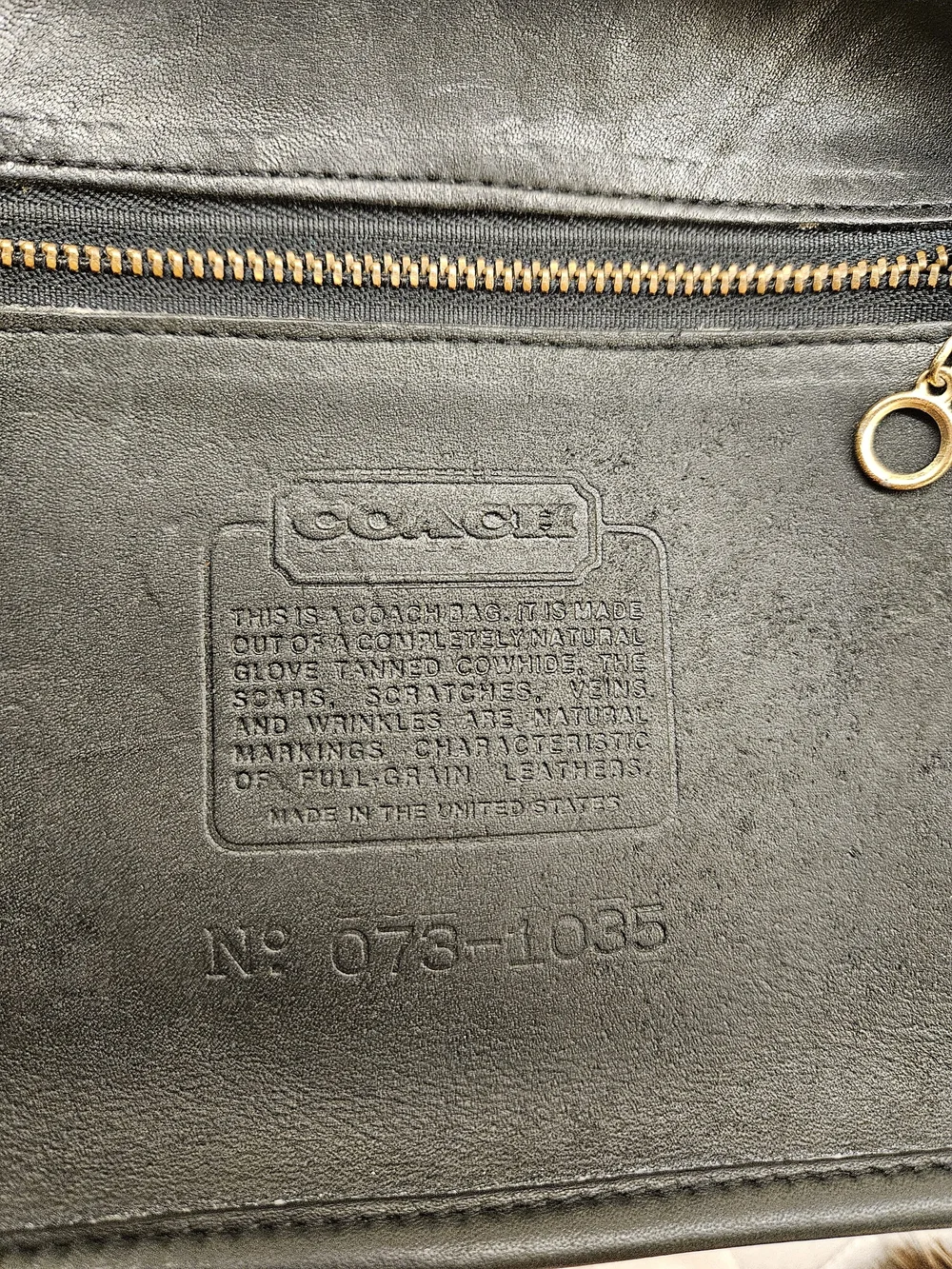 Vintage Coach Broadway Satchel In Black